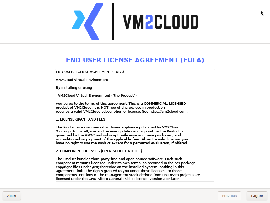 End User Licence Agreement